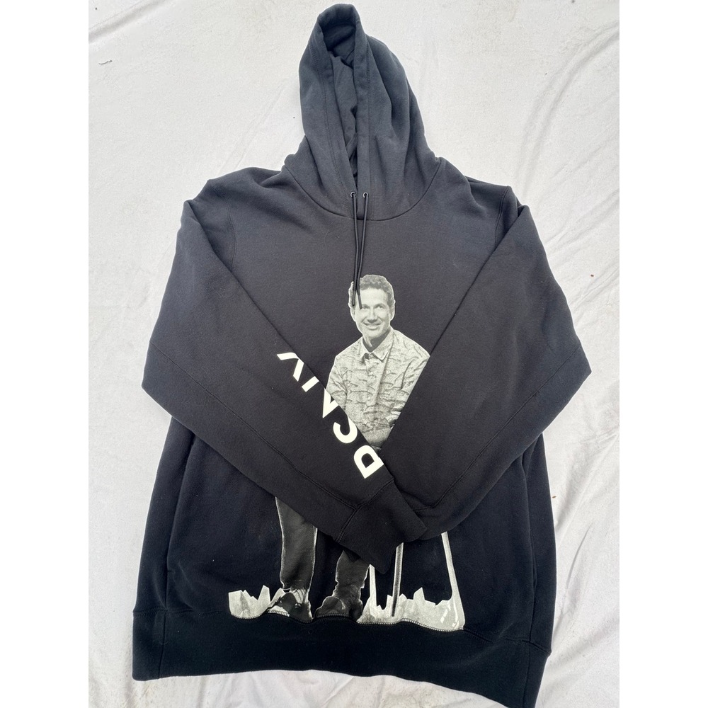 Public School Jordan PSNY Photo Graphic Hoodie Black 942136-010 Mens XL